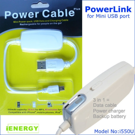 Micro USB Port Series Powerlink Cable