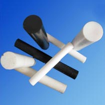 Round PTFE Moulded Rods, For Chemical Handling, Gas Handling, Pattern : Plain