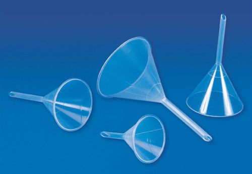 PP Long Stem Funnel For Chemical Laboratory