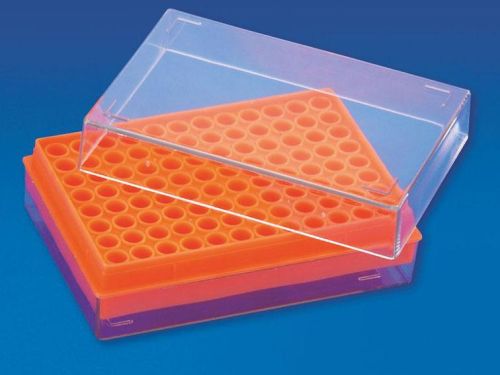 Polycarbonate / Polypropylene PCR Tube Rack For Chemical Laboratory