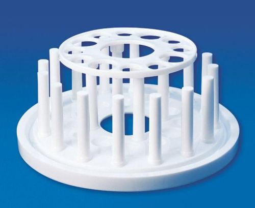 Polished Polypropylene Round Test Tube Stand, Color : White