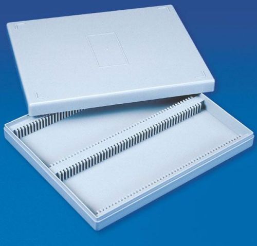 Plain Polystyrene Slide Box For Laboratory