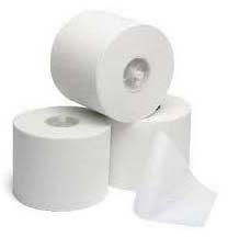 Paper Jumbo Rolls, For Toilet Use, Pattern : Plain