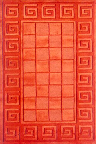 Hand Loom Tufted Woolen Rug - Sn0007