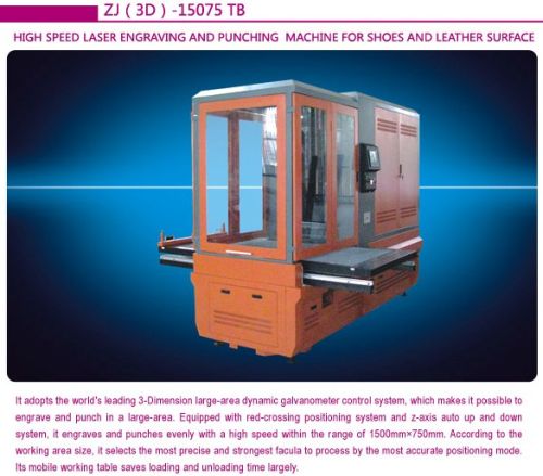 Shoes Materials and Leather Laser Engraving Cutting Machine