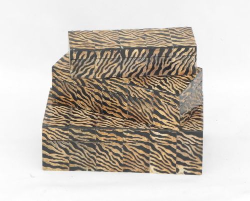 Burnt Horn Boxes Set Of 3