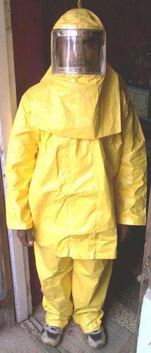 Tyvek Chemical Protective Suit, Color : Green