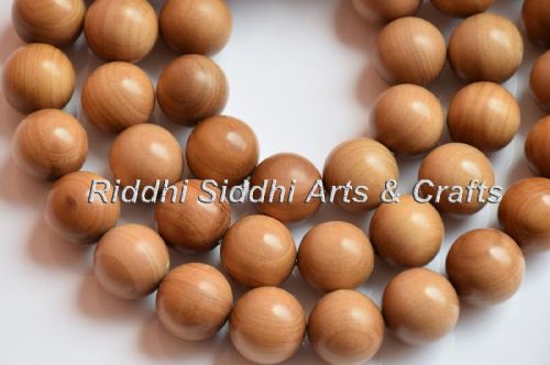 Sandalwood Bead Mala, Color : Brown