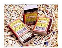 Plain Polished Wooden Sticks Match Boxes Antique