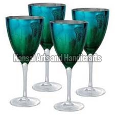 Polished Wine Glass Set, For Gifting, Home Decor, Feature : Attractive Designs, Crack Resistance