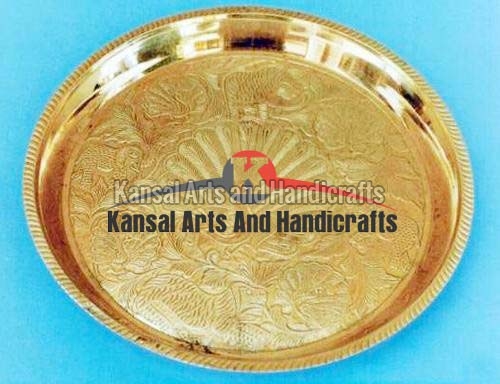 Brass Polished Casted Plates, Size : 10inch, 8inch, 9inch