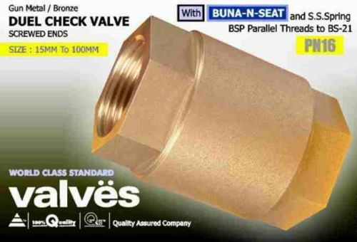Dual Check Valve