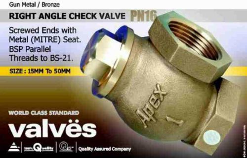 Right Angle Check Valve