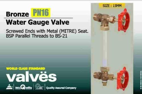 Water Gauge Valve