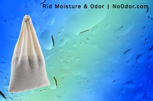 MOISTURESORB Reusable Moisture & Odor Removal Desiccant Pouch: Treats