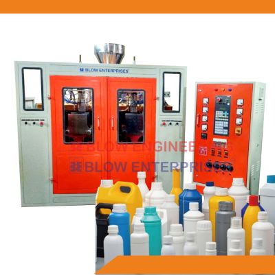 Double Station 4 Cavity Auto Deflashing Blow Molding Machine