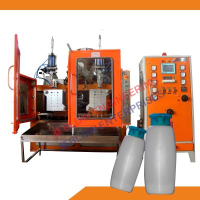 Double Station Thermoplastic Blow Molding Machine, Power : Electric
