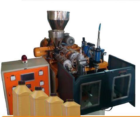 Single Station Auto Deflashing Blow Molding Machine