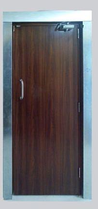 Wood Finished Metal Doors