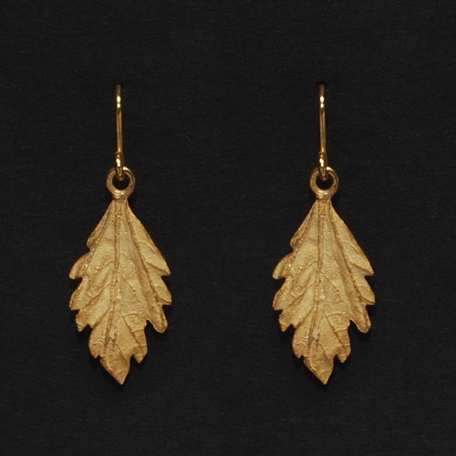 Sterling Silver Leaf Earring