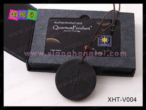 Hot Unisex Healthy Therapy Scalar Energy Negative Ion Lava Volcanic Charm Pendant