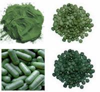 Neva Spirulina Capsules, Color : Green