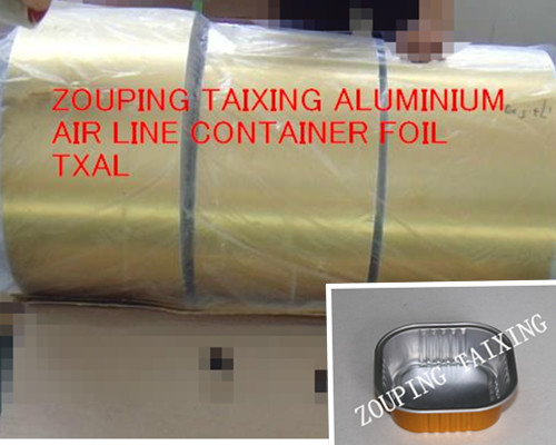Soft Lacquered Aluminum Foil, Brand Name : TXAL for airline container
