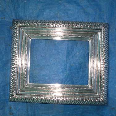 Silver photo frame