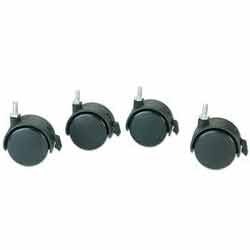 Polypropylene Caster Wheels, Color : Black