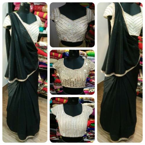Black Georgette Sarees