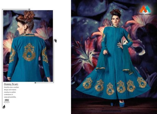 Designer Gown Type Salwar Suit, Gender : Women