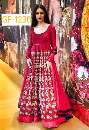 Designer Salwar Suit MMEGHA-1236, Size : Free Size