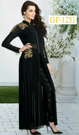 Designer Salwar Suit MMEGHA-1251, Color : Black