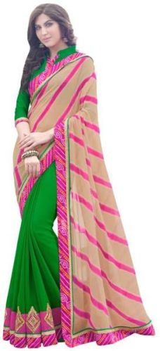 Half Printed Saree