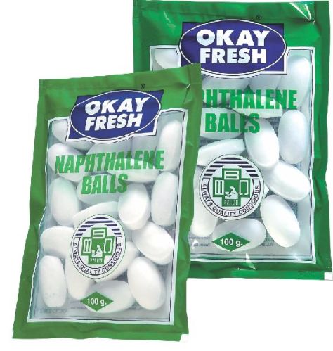 Round Okay Fresh Naphthalene Balls, Color : White