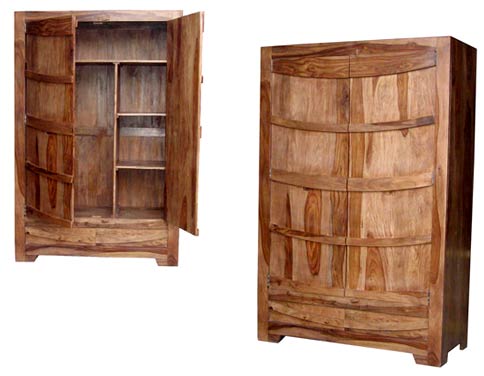 Bali Wood Wardrobe