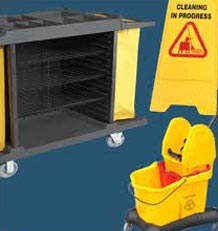 Wringer Trolley With Sign Boards