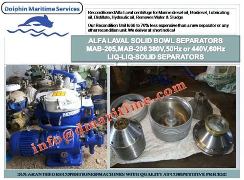 Alfa Laval Centrifuges MAB-204, Voltage : 380-440V