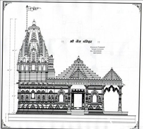 Polished Plain Marble Temple, Size : Multisize