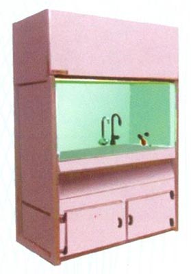 Rectangular Polished Stainless Steel Fume Hood, For Laboratory Use, Size : 4ft