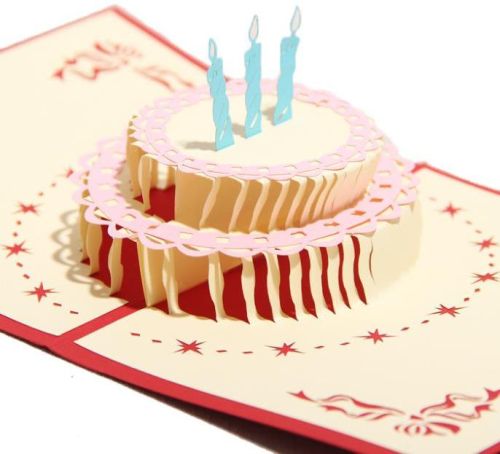 Happy Birthday Greetings Card Cutting Plotter