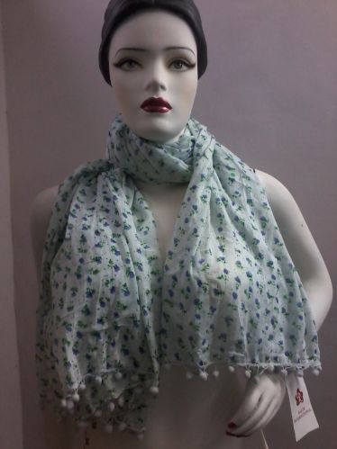 Cotton Pom Pom Scarves