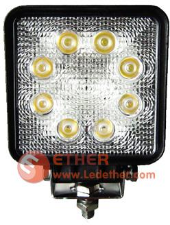 8PCS High Intensity Square LED Work Light