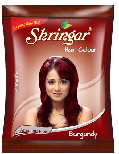 Burgundy Henna Hair Color