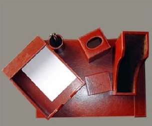 Leather Desk Set