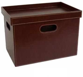 Leather Storage Box