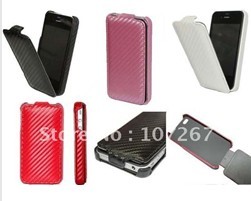 Carbon Fiber Leather Case For Iphone