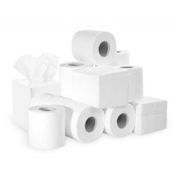 Plain HRT Tissue Paper Rolls, Size : 100mm