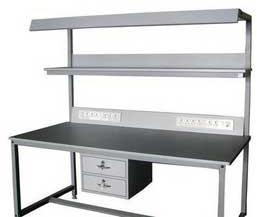 Metal Anti Static Workstation, For Laboratory, Pattern : Plain