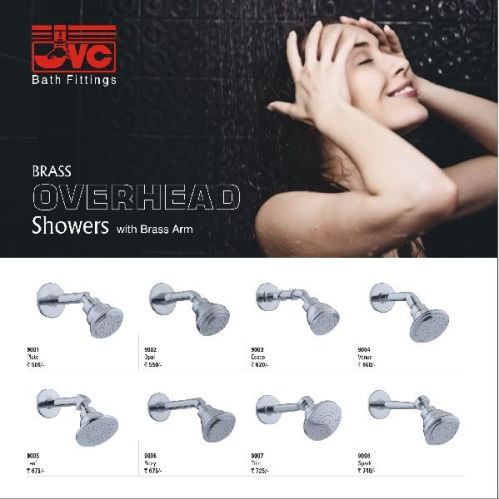 JVC Brass Overhead Showers